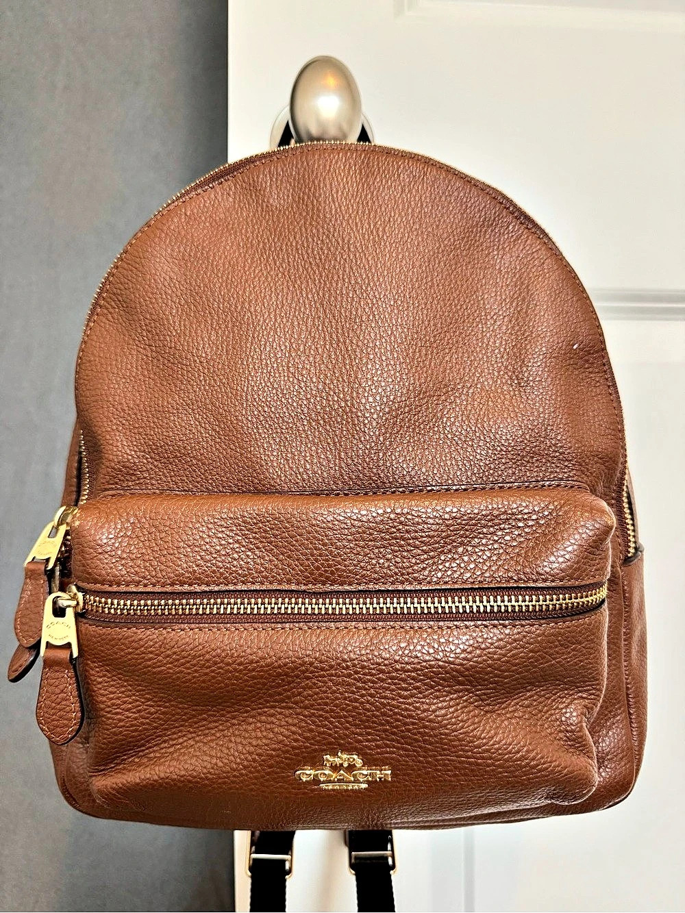 Coach Medium Charlie Backpack Brown